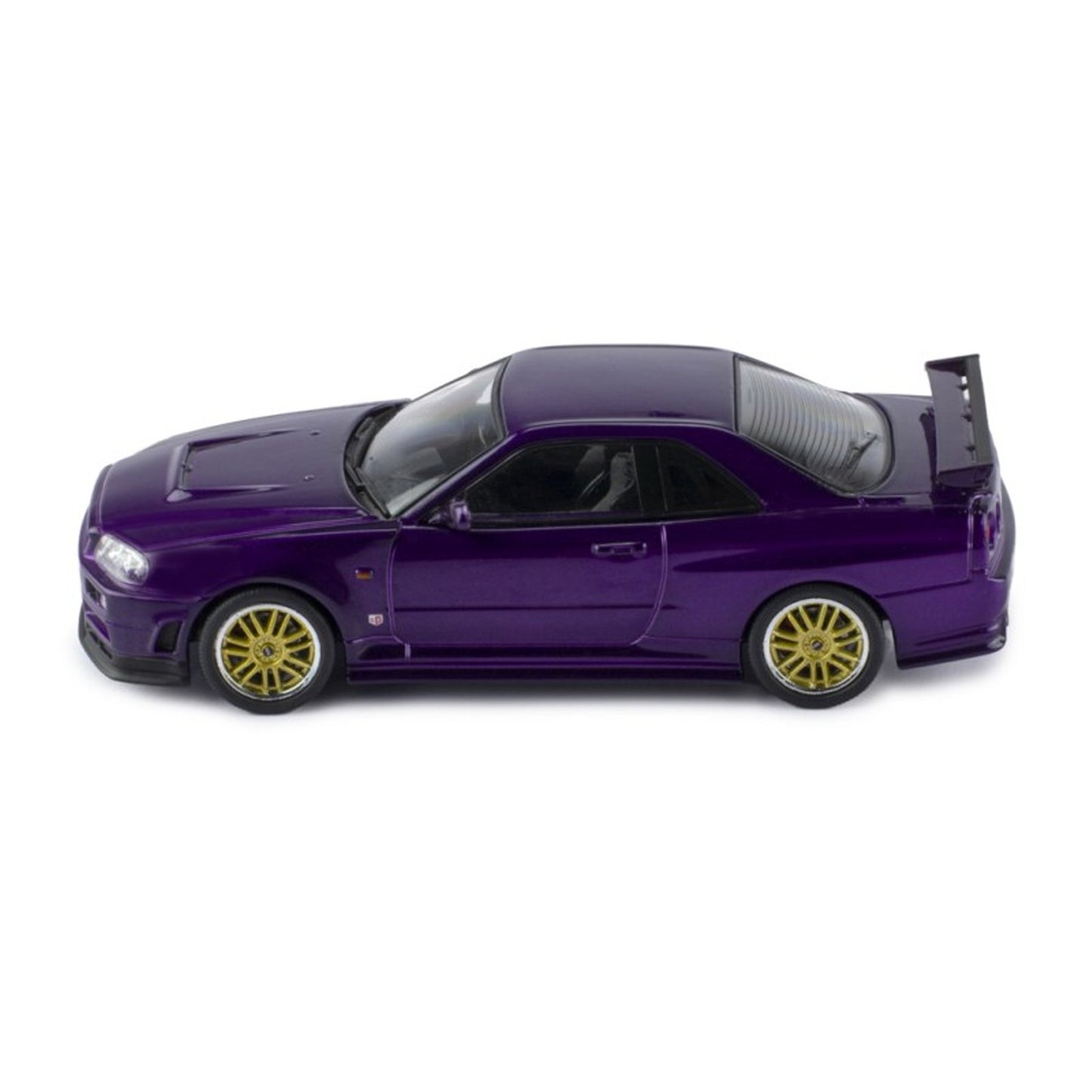 Nissan Skyline GT-R R34 (Customised 2002) in Metallic Lilac