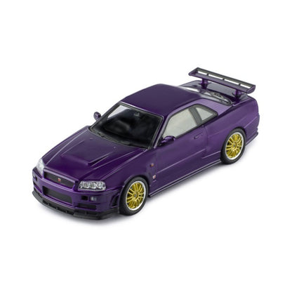 Nissan Skyline GT-R R34 (Customised 2002) in Metallic Lilac