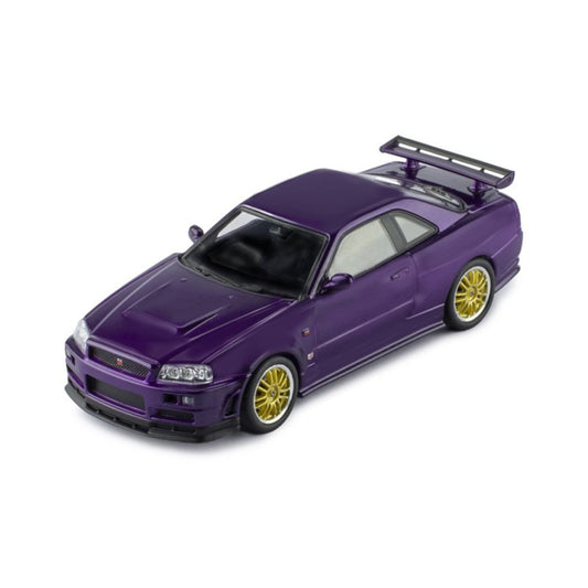 Nissan Skyline GT-R R34 (Customised 2002) in Metallic Lilac