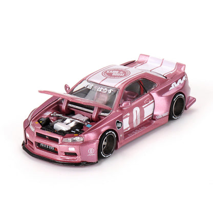 Nissan Skyline GT-R R34 (Kaido Racing Factory V1 1999) in Pink