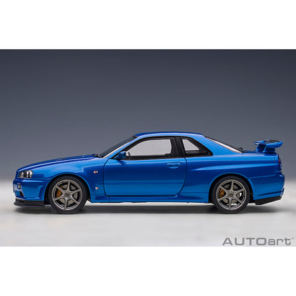 Nissan Skyline GT-R R34 (V-Spec II 2000) in Bayside Blue