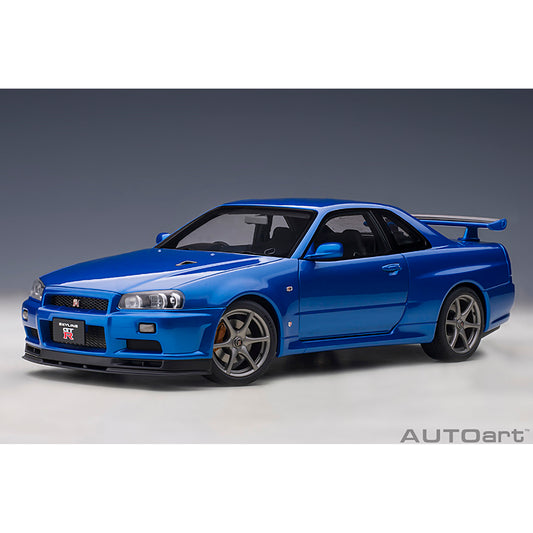Nissan Skyline GT-R R34 (V-Spec II 2000) in Bayside Blue