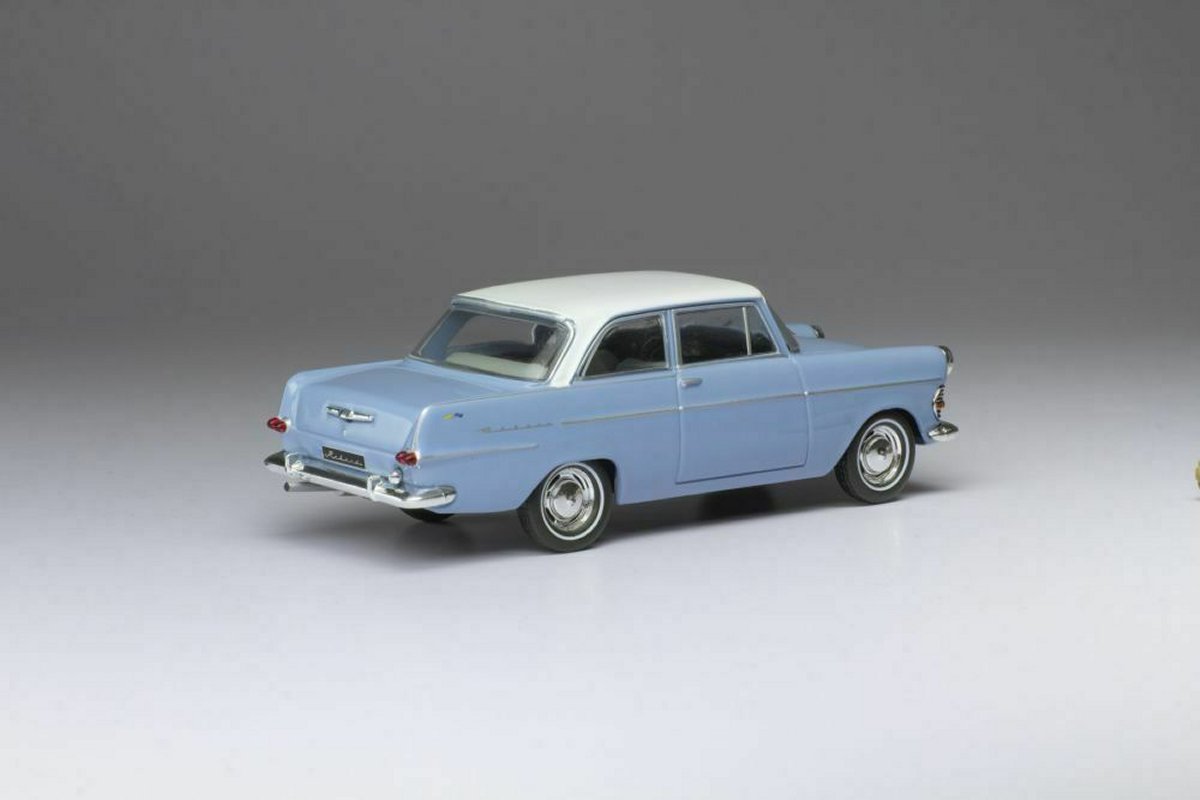 Opel Rekord P2 (1961) in Blue/White