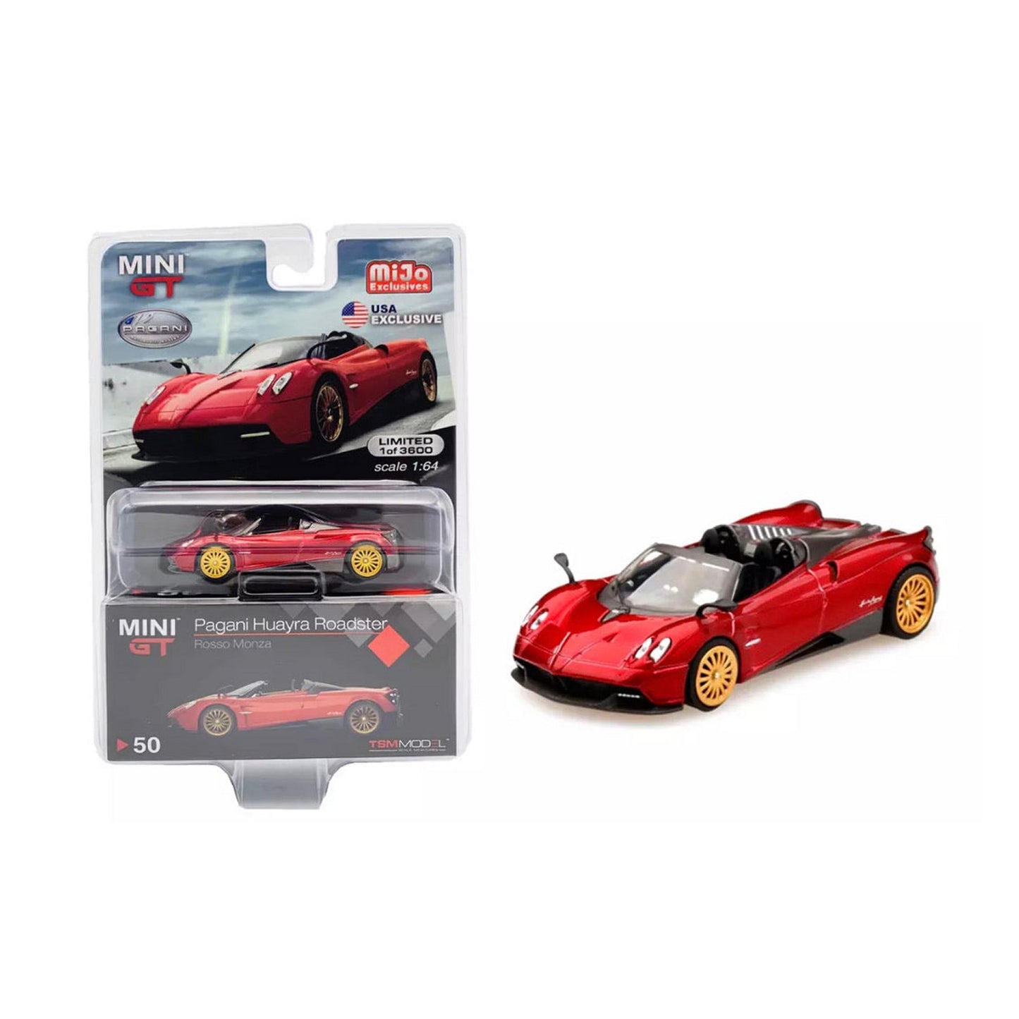 Pagani Huayra Roadster (2018) in Rosso Monza Red