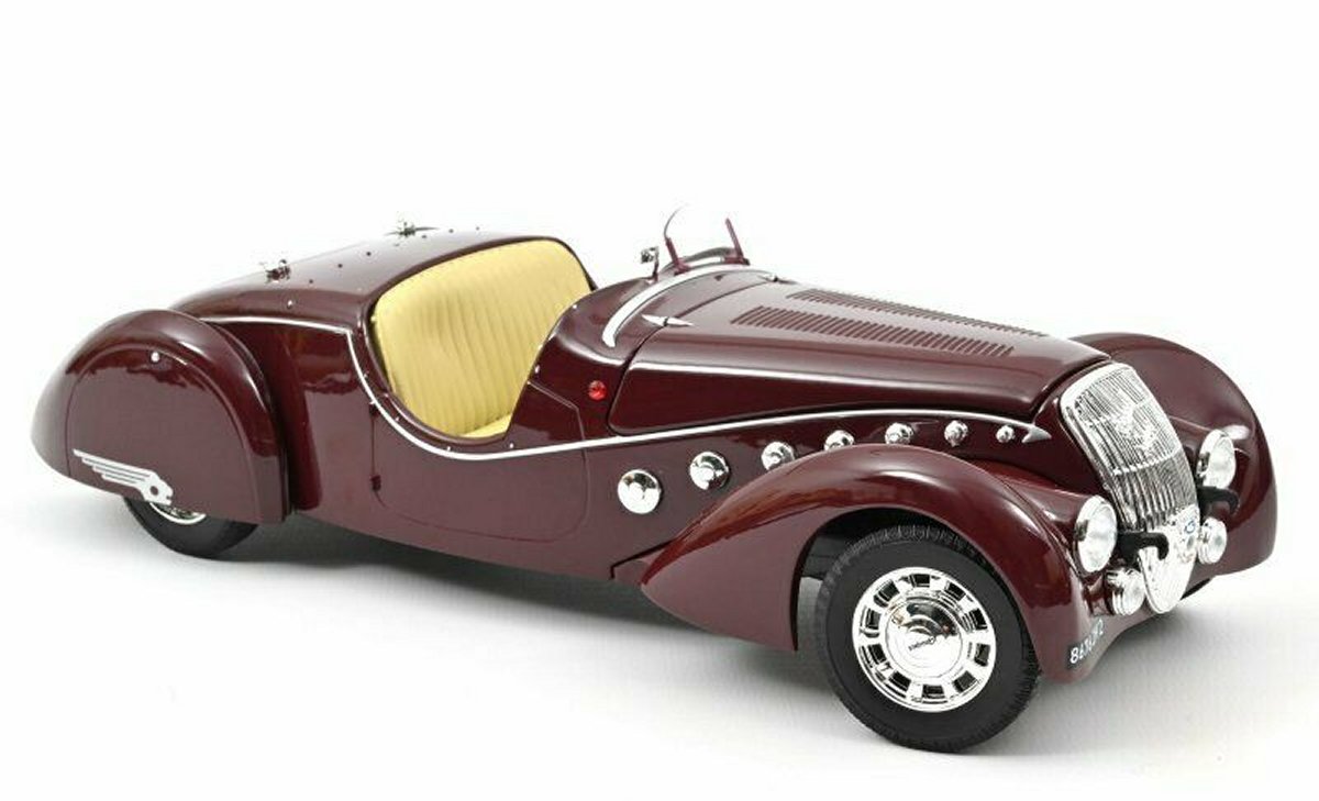 Peugeot 302 (Dar'Mat Roadster 1937) in Dark Red