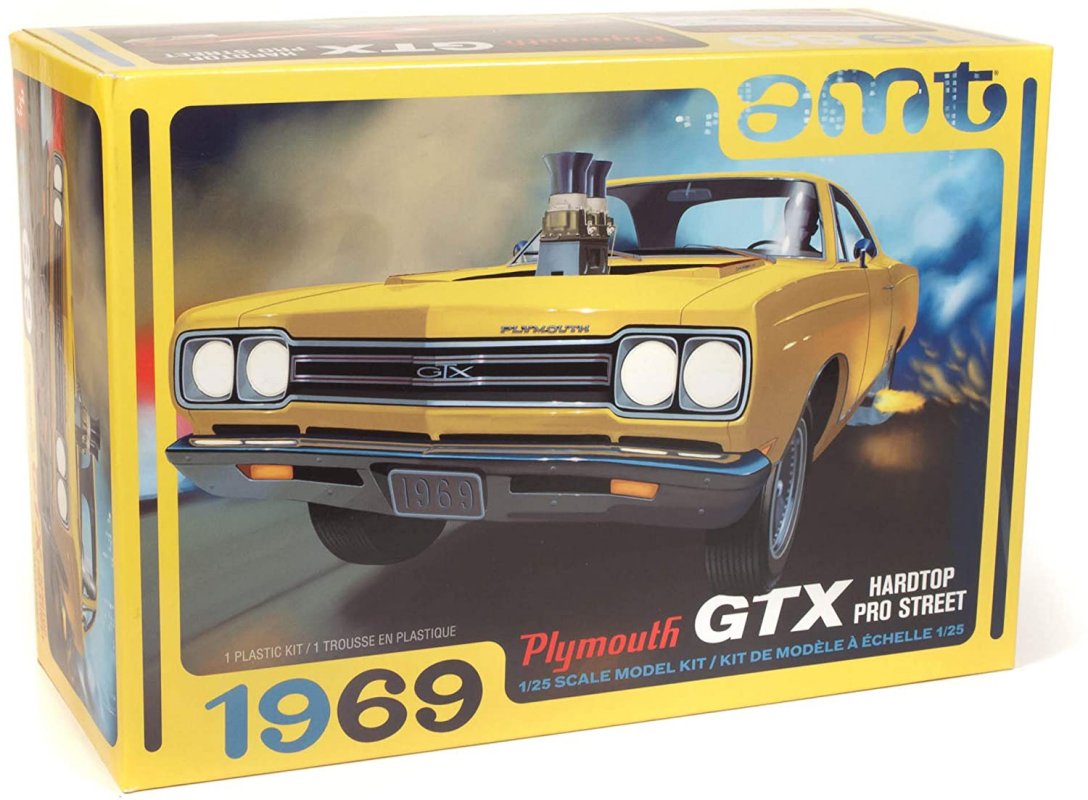 Plymouth GTX (Hardtop Pro Street 1969) [Kit] in Yellow