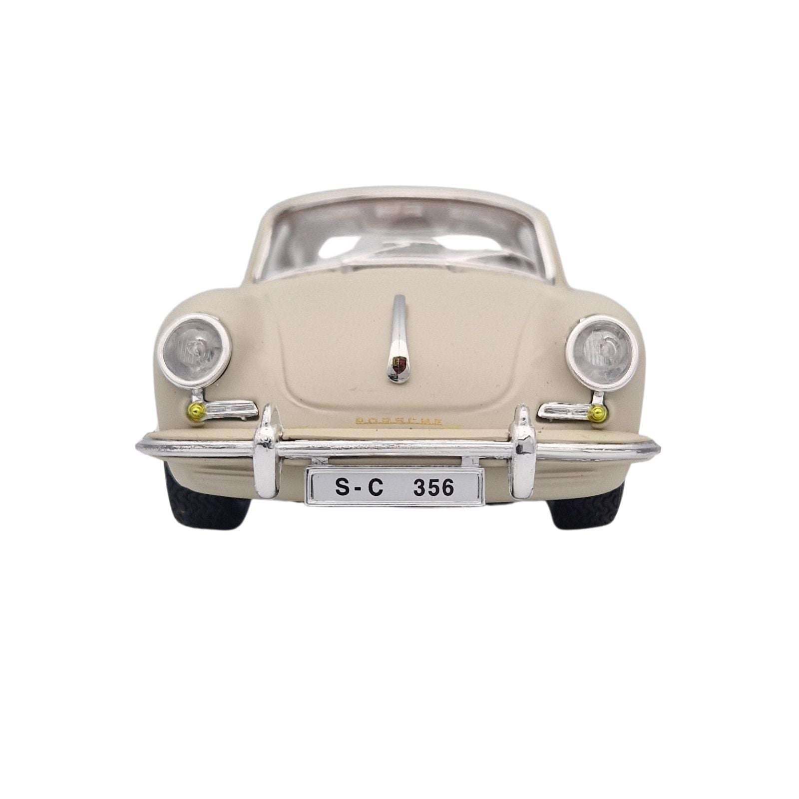 Porsche 356B Coupe (1961) 1:24 scale diecast model car in Ivory by