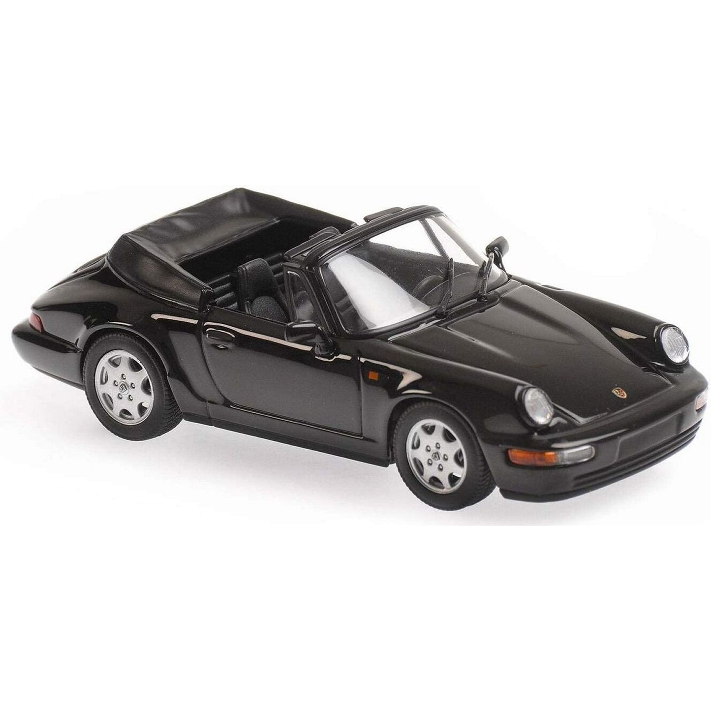 Porsche 911 Carrera 4 Cabrio (1990) in Black