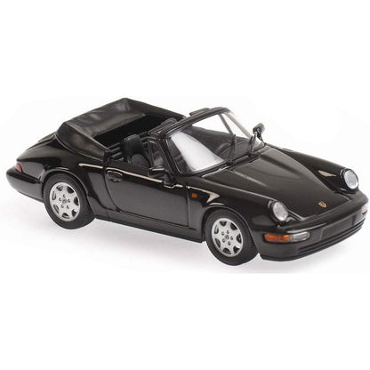 Porsche 911 Carrera 4 Cabrio (1990) in Black