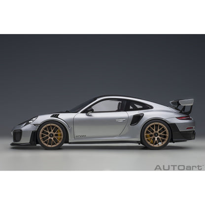 Porsche 911 GT2 RS (991.2 Weissach Package 2017) in GT Silver