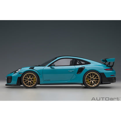 Porsche 911 GT2 RS (991.2 Weissach Package 2017) in Miami Blue