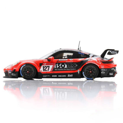 Porsche 911 GT3 KKramer Racing K.Kramer/C.Bruck/M.Kranz/A.Veremenko (No.127 Winner Cup 2 Class 24 Hour Nurburgring 2022) in Red/Black