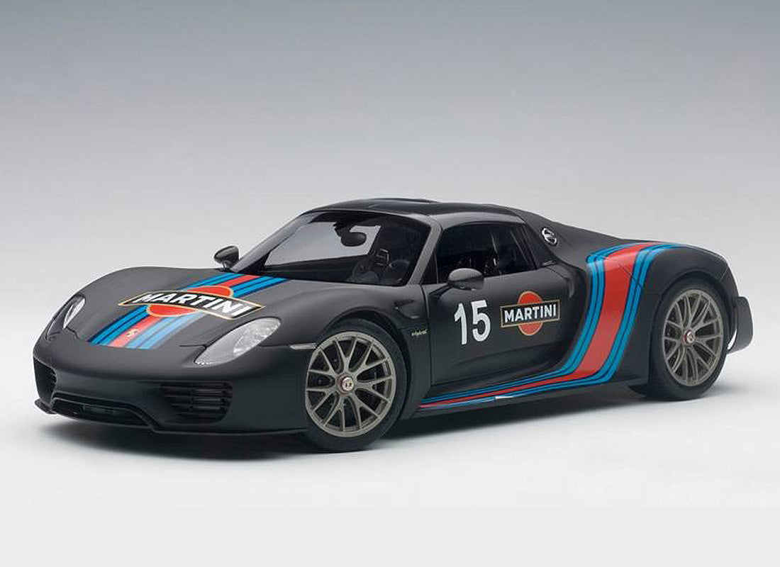 Porsche 918 Spyder Weissach Package (2013) in Black Martini Livery