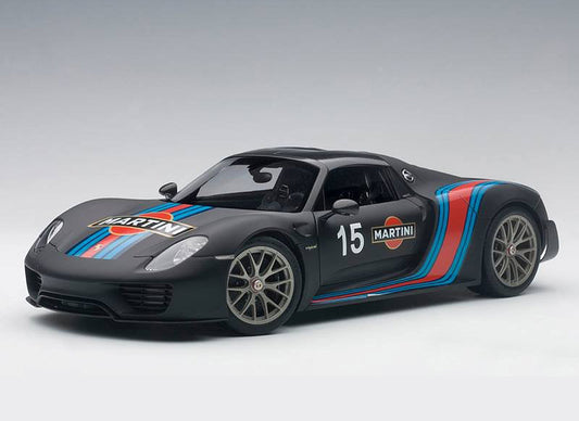 Porsche 918 Spyder Weissach Package (2013) in Black Martini Livery