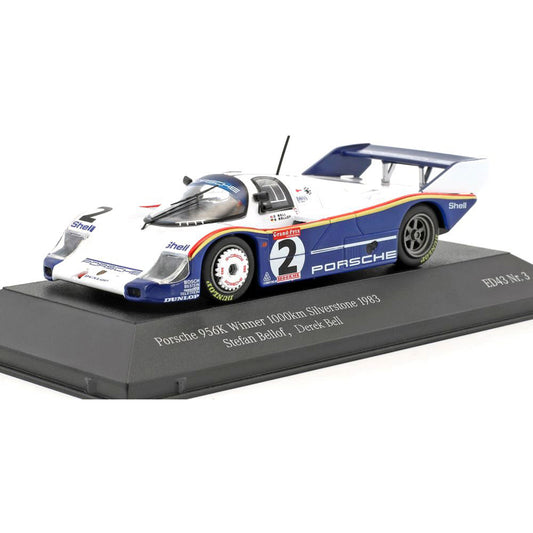 Porsche 956 K Stefan Bellof (Winner Silverstone 1000Km 1983) in Blue and White