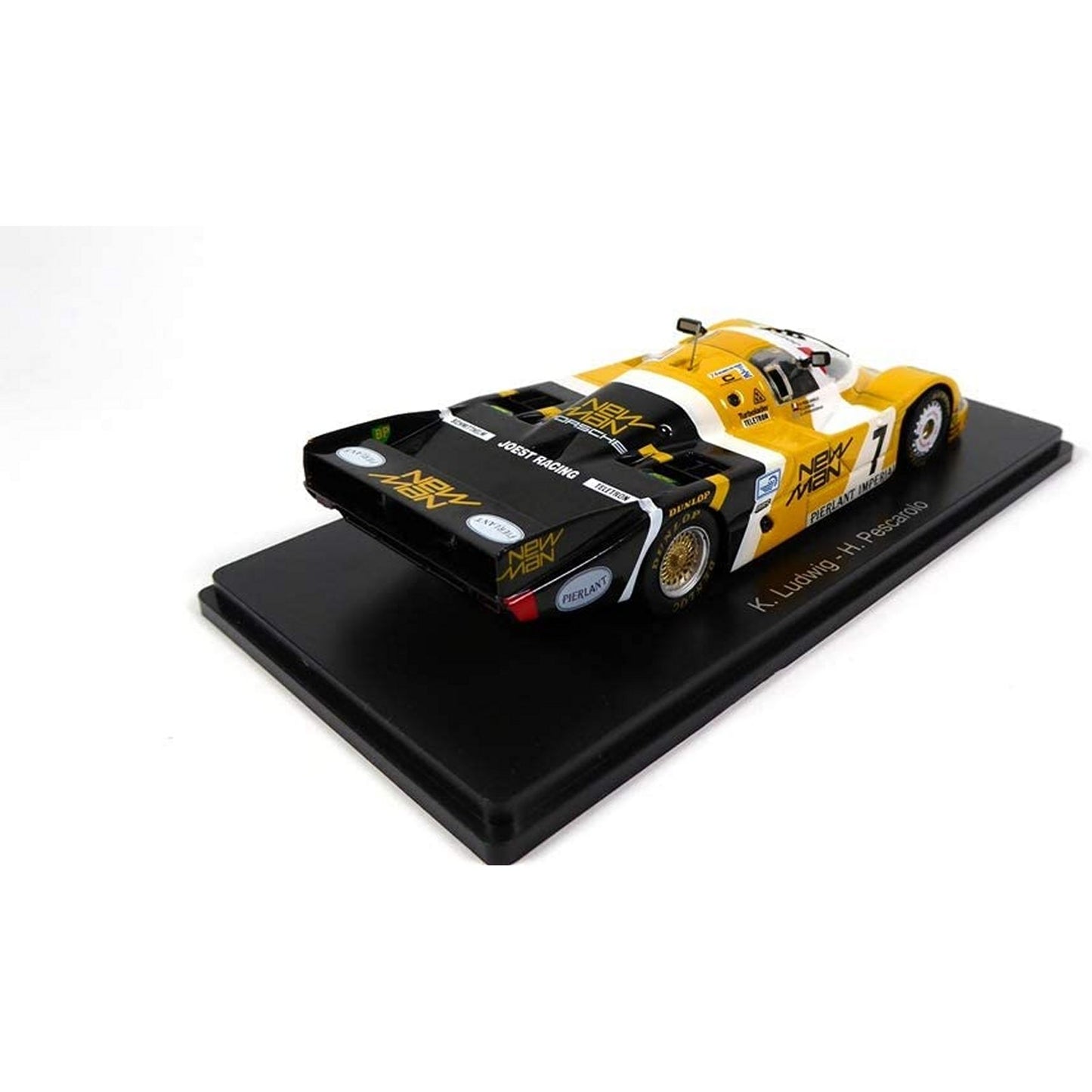 Porsche 956 K.Ludwig/H.Pescarolo (Le Mans Winner 1984) in Yellow/Black