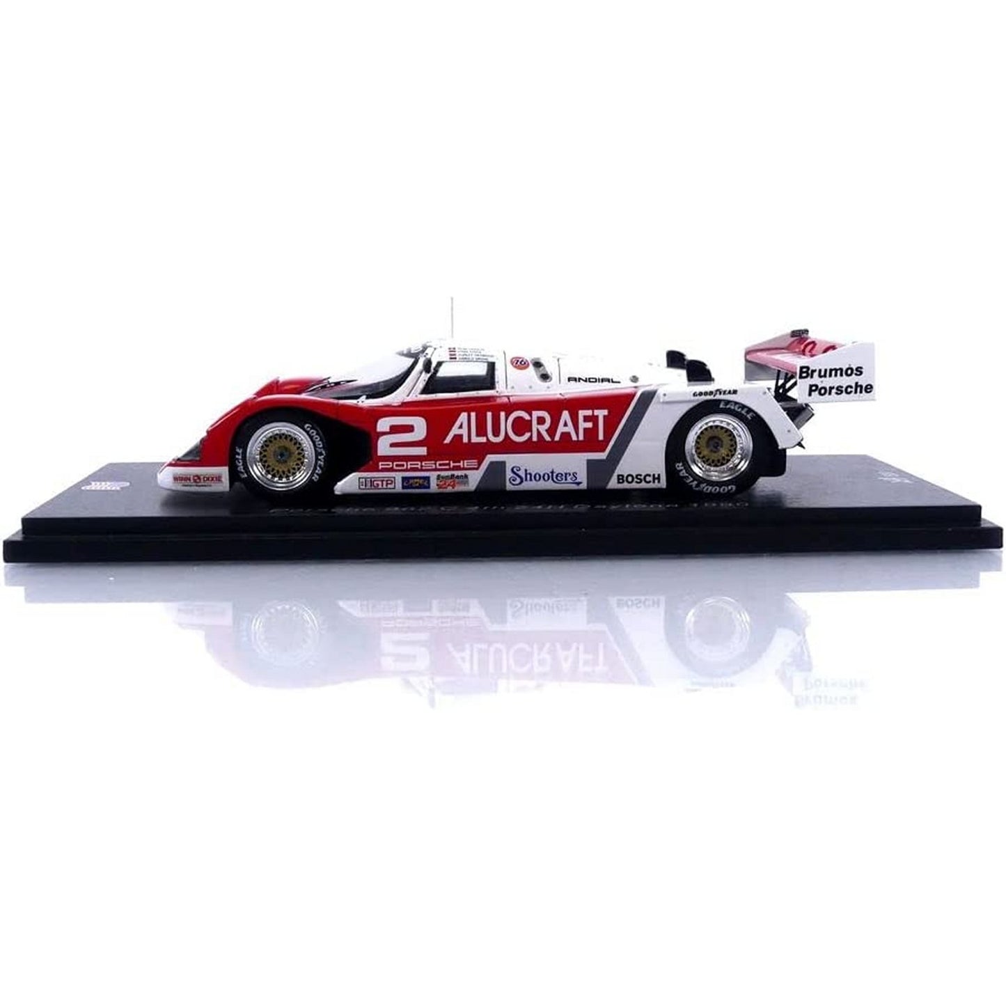 Porsche 962 C H.Grohs/H-J.Stuck/H.Haywood/R.Herzog (4th 24H Daytona 1990) in Red/White