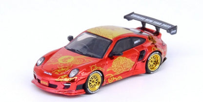 Porsche 997 Liberty Walk (Year Of The Tiger 2022) in Red/Yellow