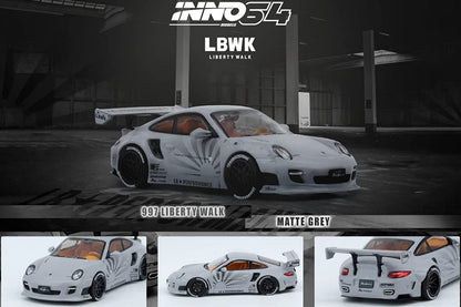 Porsche 997 Liberty Walk in Grey
