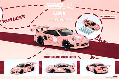 Porsche 997 Liberty Walk (Pink Pig) in Pink