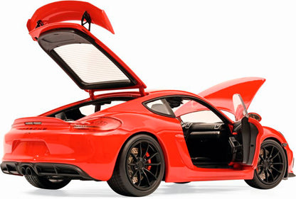 Porsche Cayman GT4 in Red