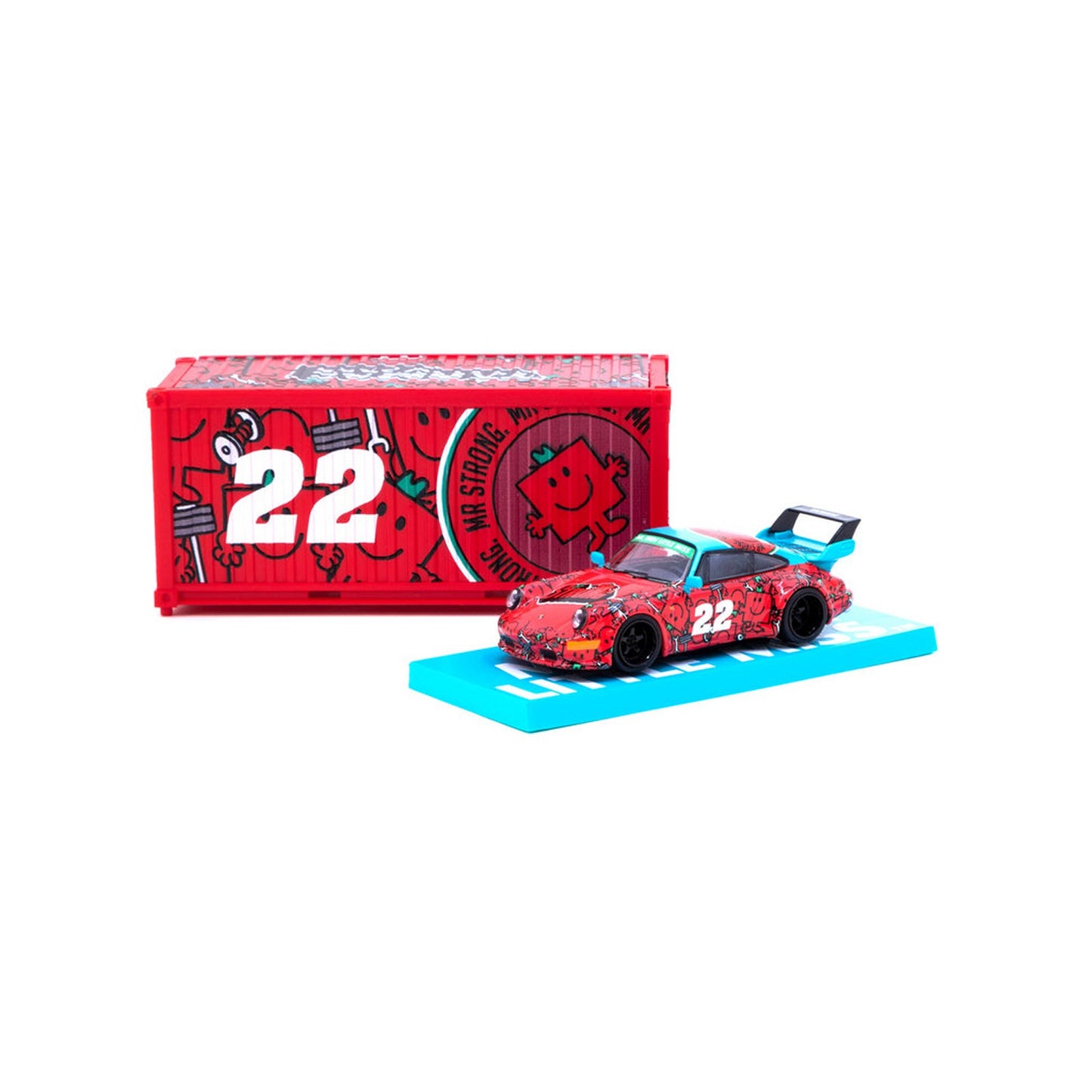 Porsche RWB 964 Mr. Strong (Mr. Men) in Red