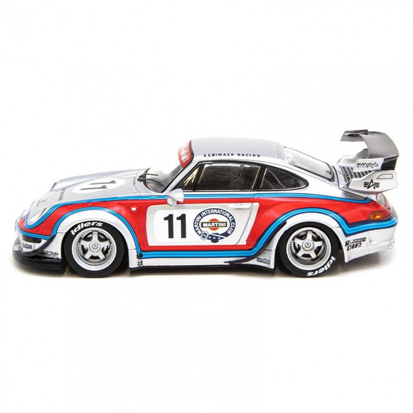 Porsche RWB 993 (Martini) in Silver/Red/Blue