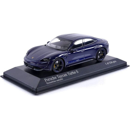 Porsche Taycan Turbo S (2019) in Metallic Blue