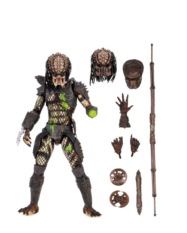 Ultimate Battle Damaged City Hunter 30th Anniversary Figure From Predator 2