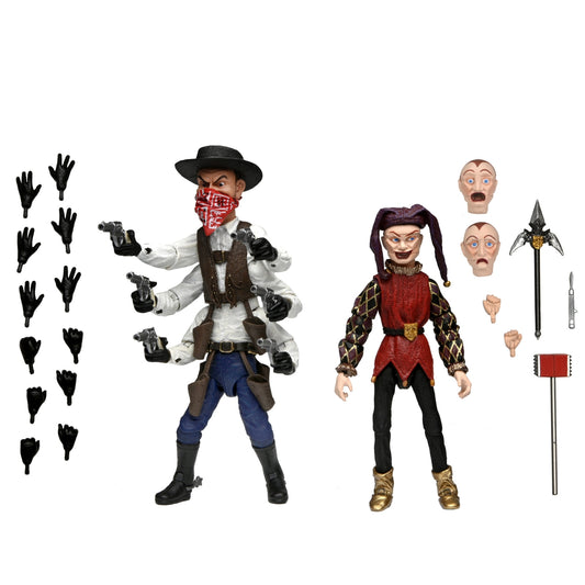 Ultimate Six-Shooter and Jester 2 Pack Figure From Puppet Master