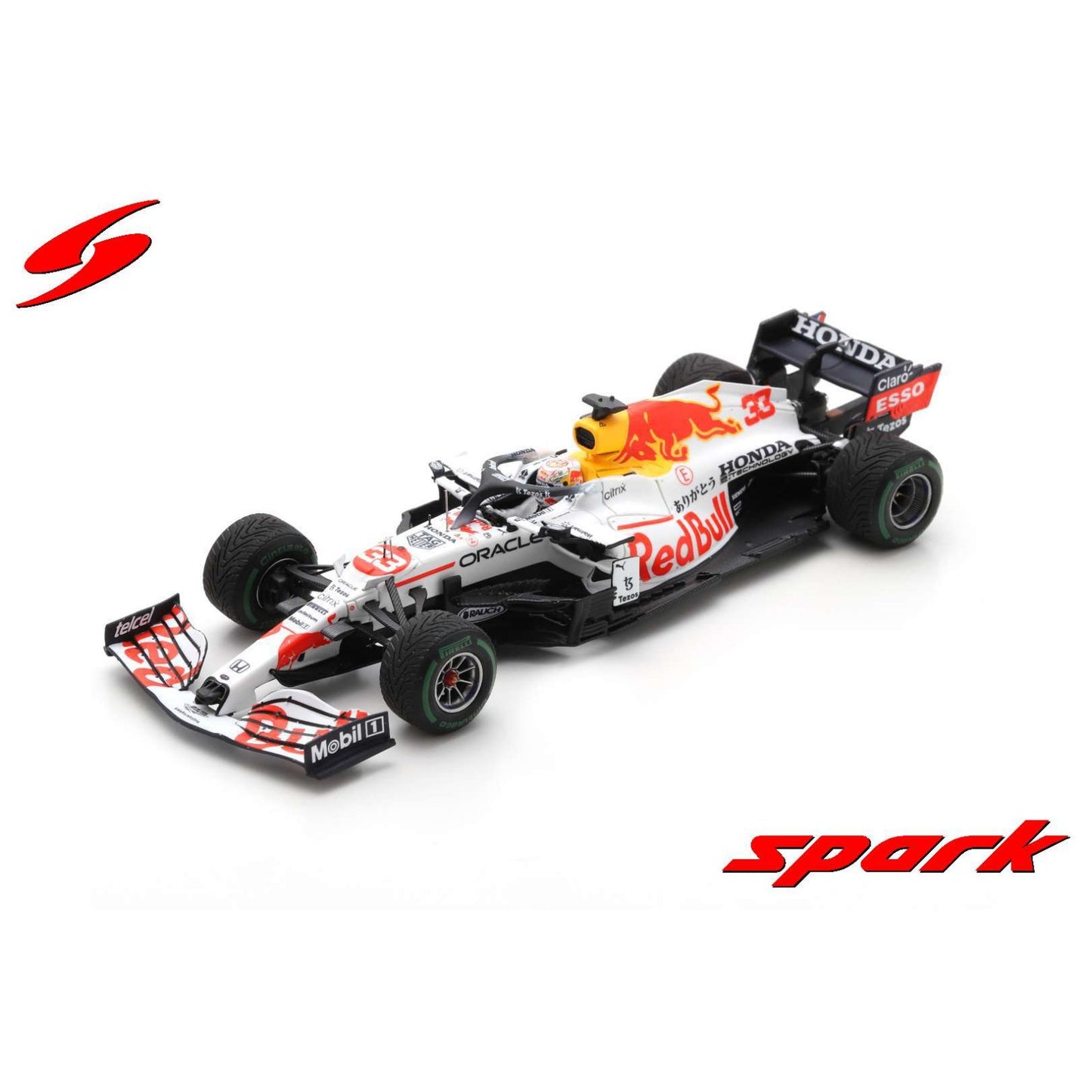 Red Bull Racing Honda RB16B Max Verstappen (2nd Turkish GP 2021) in White