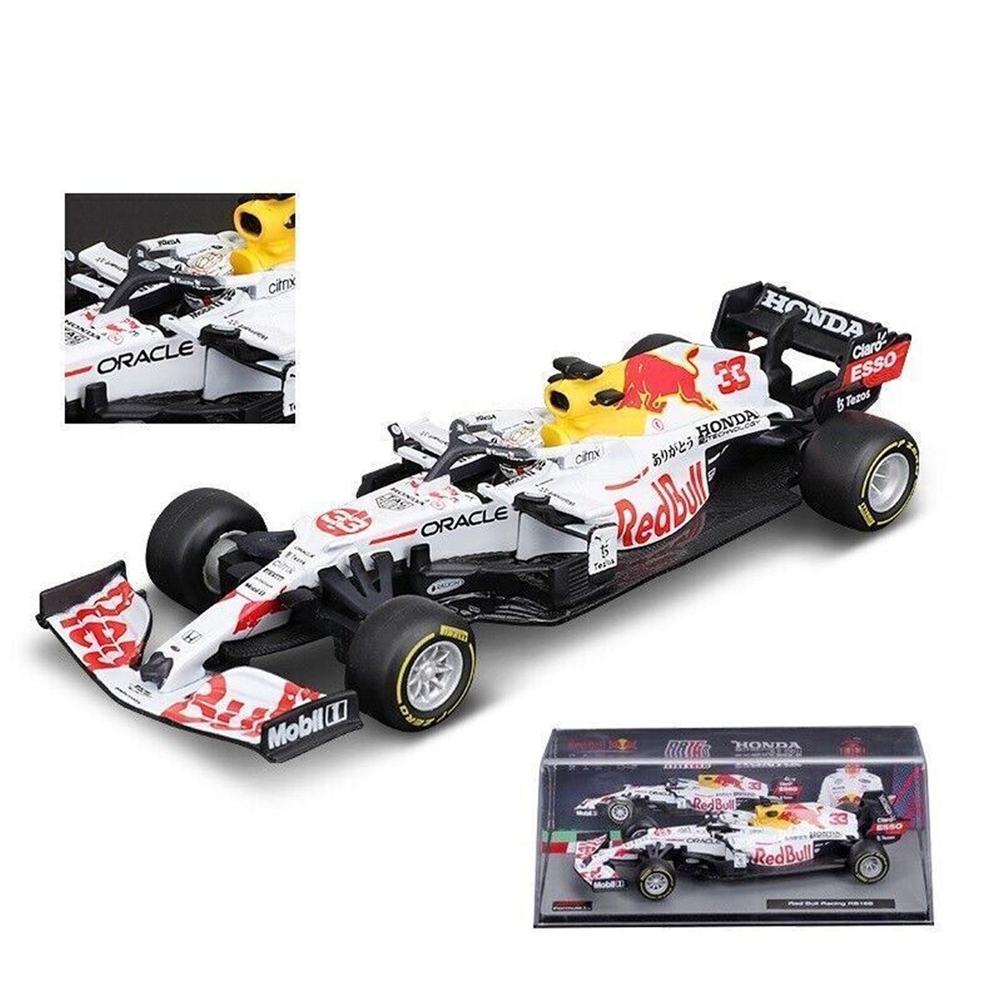Red Bull Racing Honda RB16B Max Verstappen (Special Livery Turkish GP 2021) in White