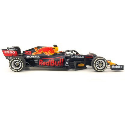 Red Bull Racing Honda RB196B Max Verstappen (World Champion With Pitboard Abu Dhabi GP 2021) in Blue