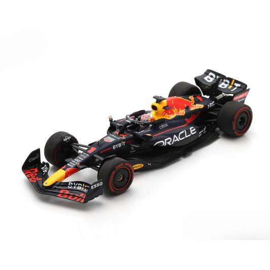 Red Bull Racing Oracle RB18 Max Verstappen (With Pit Board/30th Career Win Dutch GP) in Blue