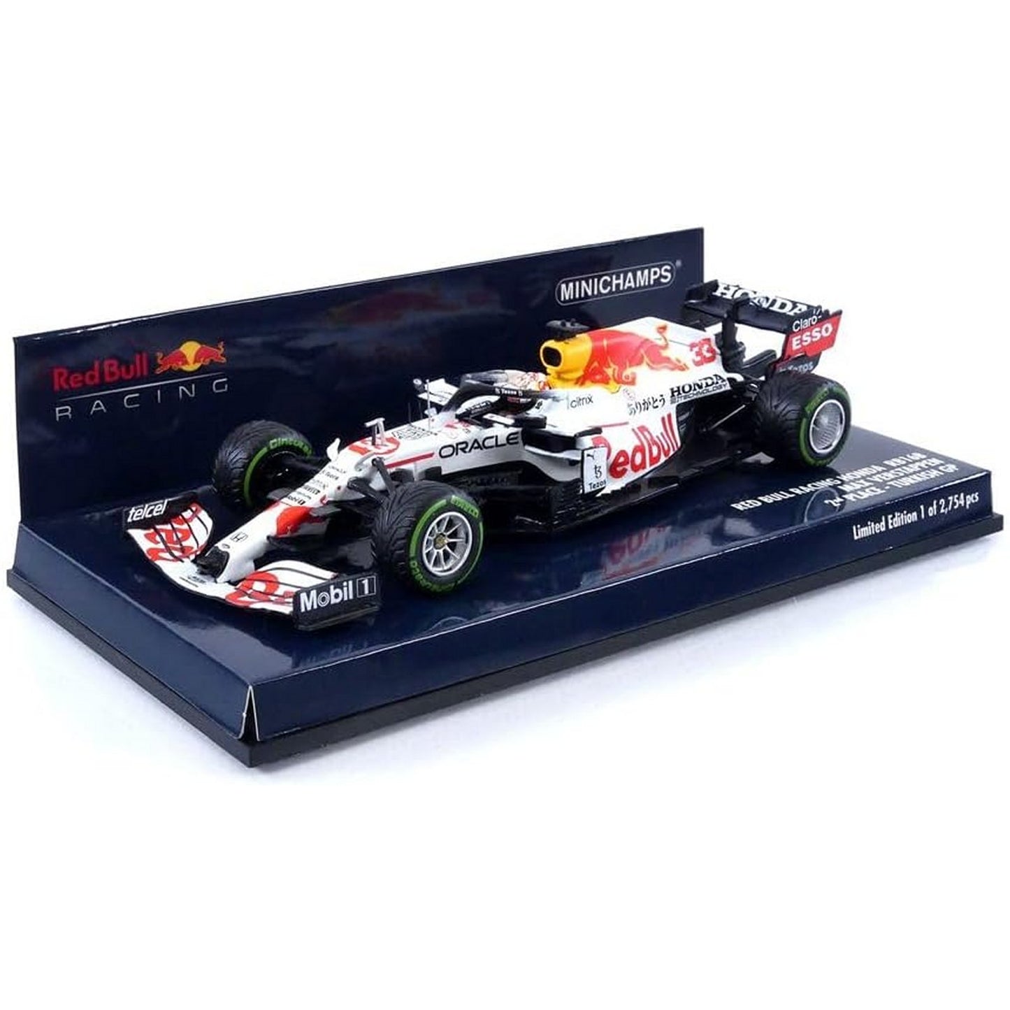 Red Bull Racing RB16B Max Verstappen (No.33 Turkish GP 2021) in White