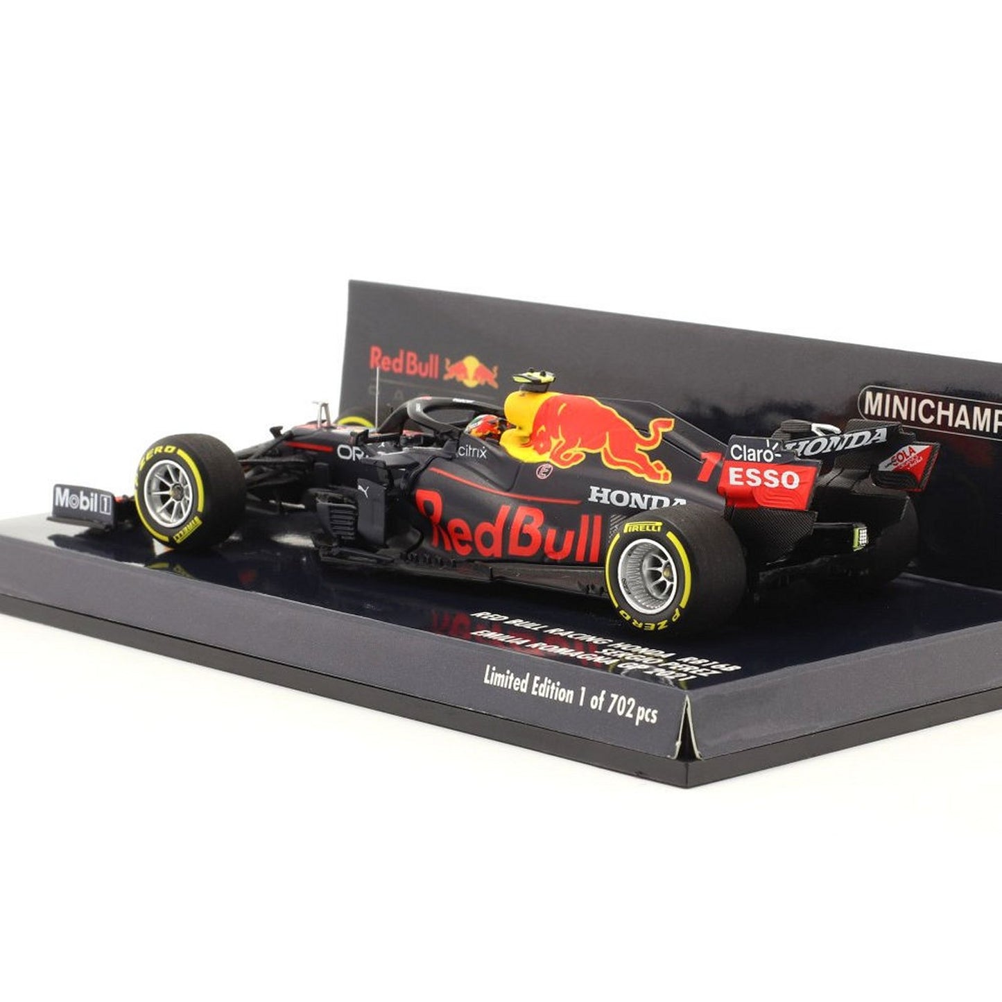 Red Bull Racing Honda RB16B Sergio Perez (Emilia Romagna GP 2021) in Blue