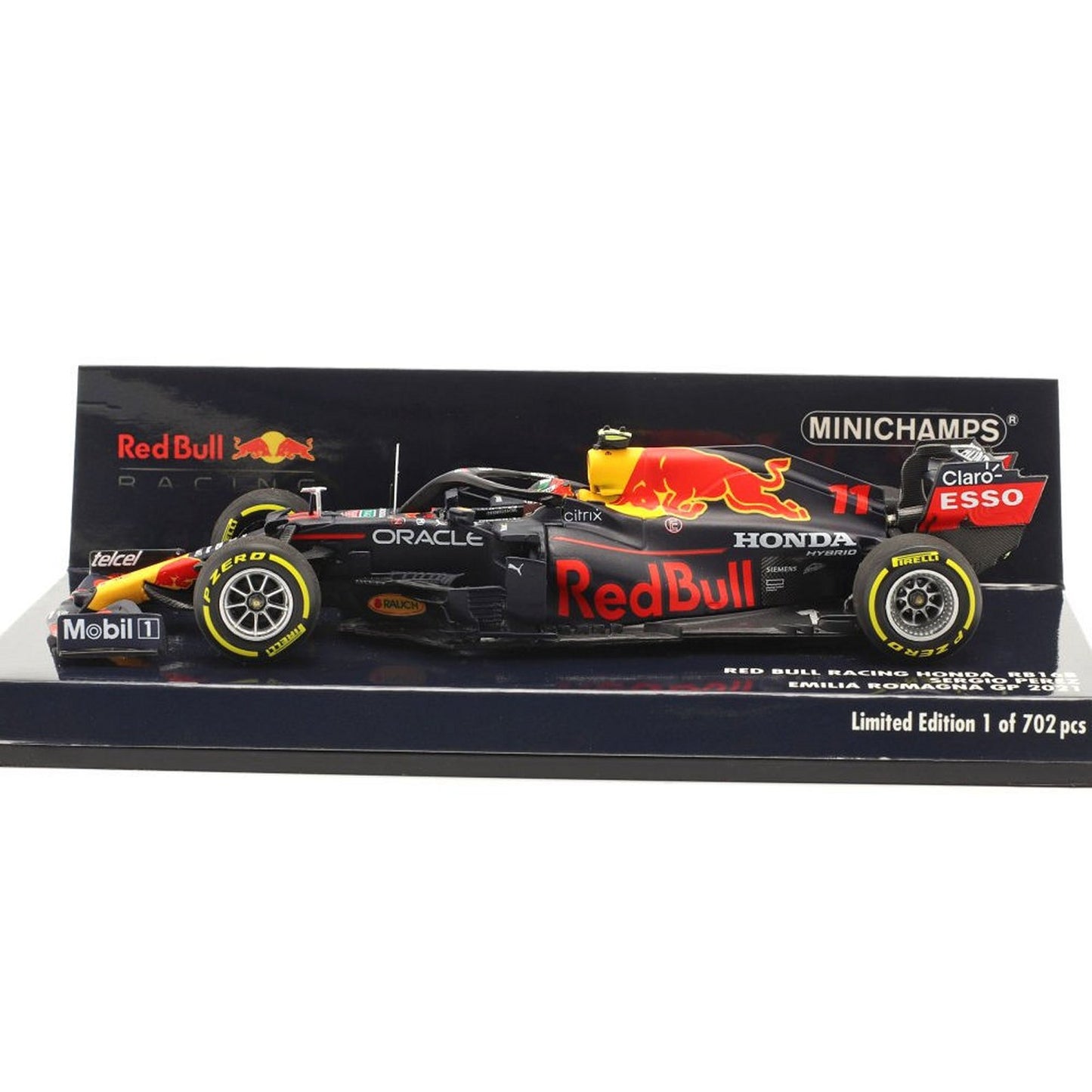 Red Bull Racing Honda RB16B Sergio Perez (Emilia Romagna GP 2021) in Blue