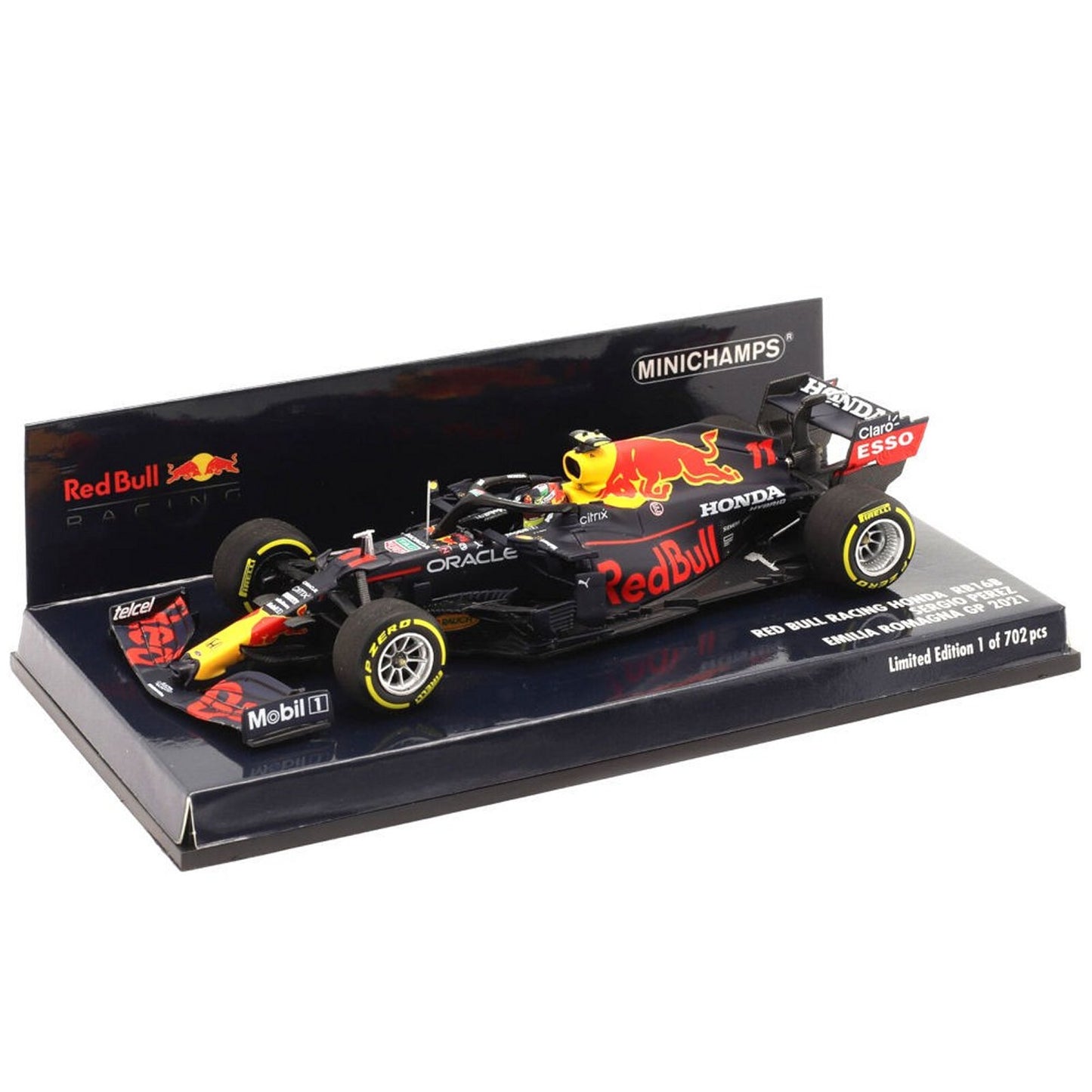 Red Bull Racing Honda RB16B Sergio Perez (Emilia Romagna GP 2021) in Blue