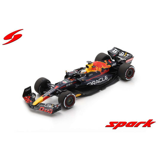 Red Bull Racing RB18 Max Verstappen (Winner With Pit Board Saudi Arabian GP 2022) in Blue