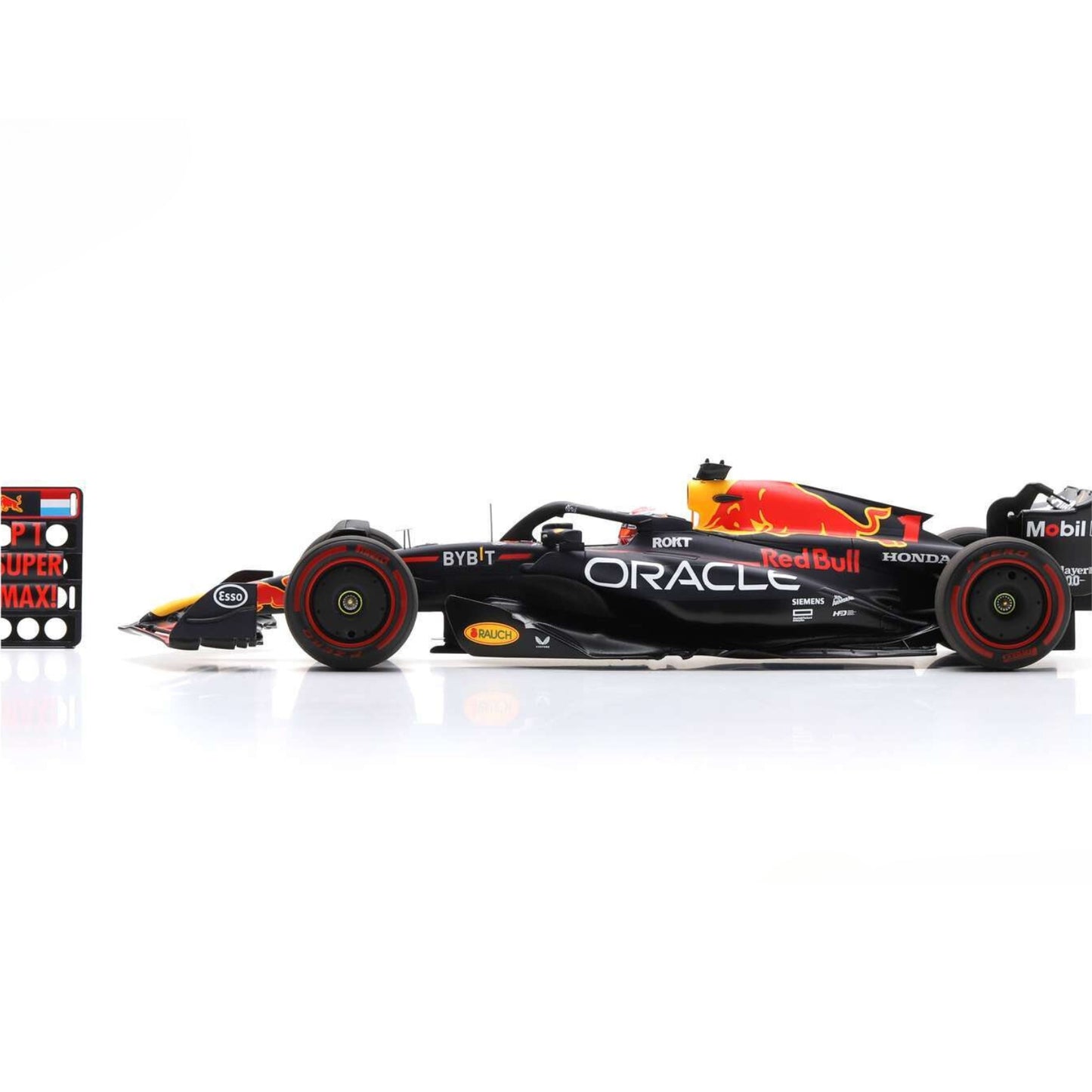 Red Bull Racing RB19 Max Verstappen (No.1 Winner With Pitboard British GP 2023) in Blue