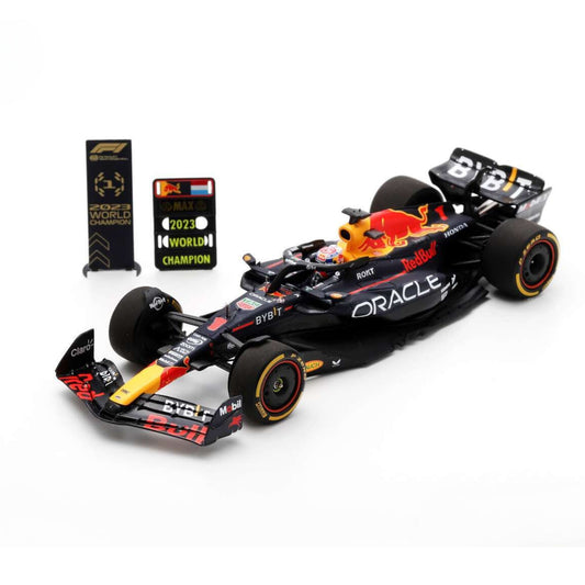 Red Bull Racing RB19 Max Verstappen (No.1 Drivers Champion Qatar GP 2023) in Blue