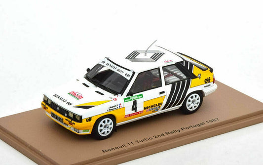 Renault 11 Turbo (Rally Portugal 1987) in White and Yellow