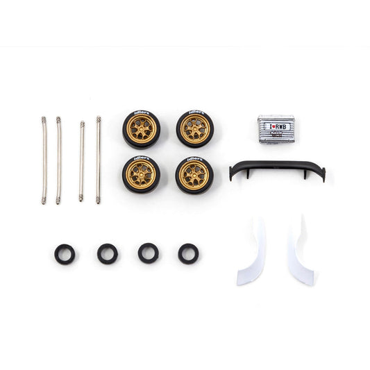 Rotiform HUR Wheels Fenders and Wing (Designed For RWB Models) in Gold
