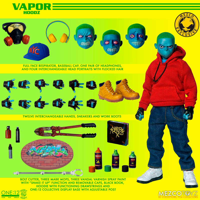 Hoodz Vapor ONE 12 Collective Figure From Rumble Society