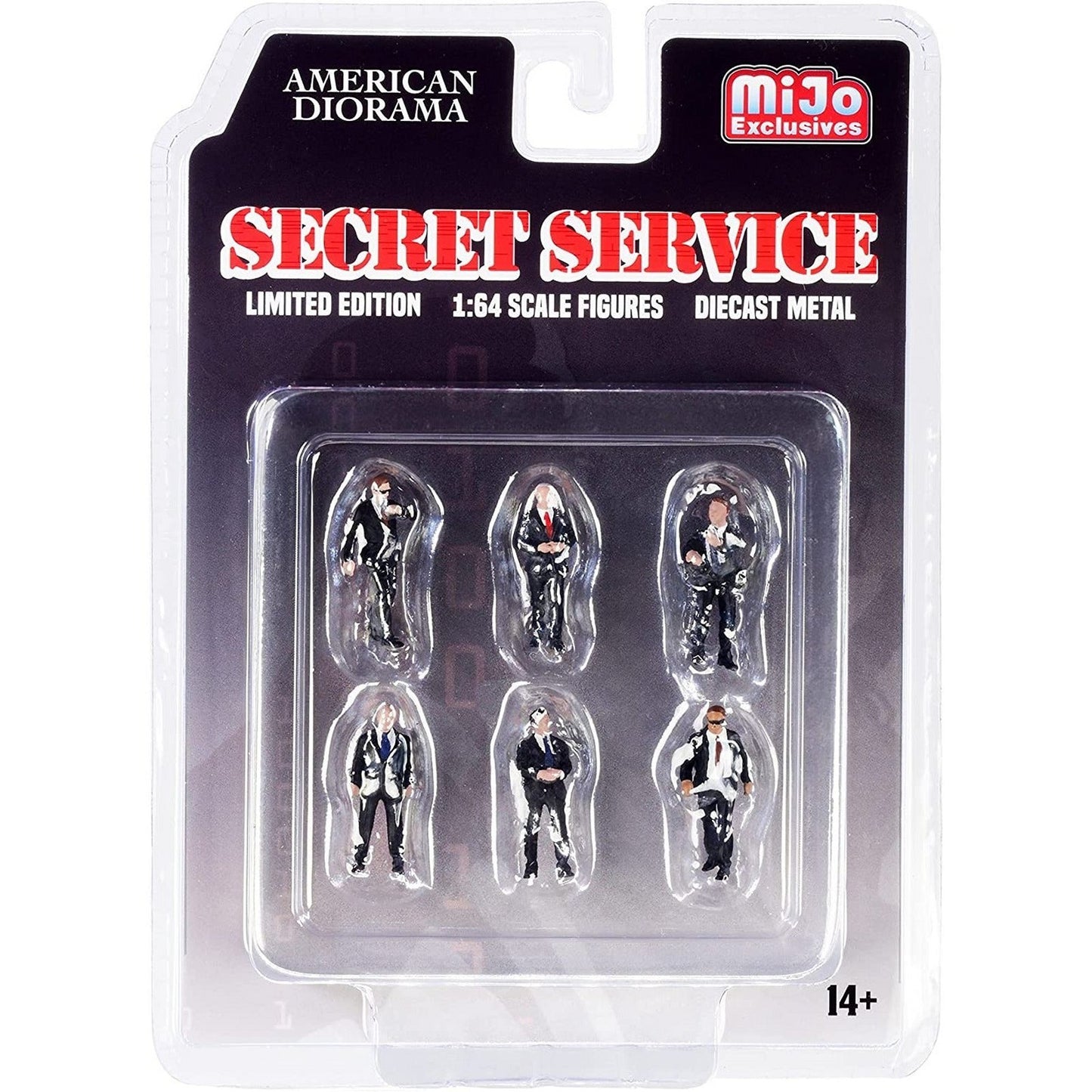 Secret Service Figure Set in Black