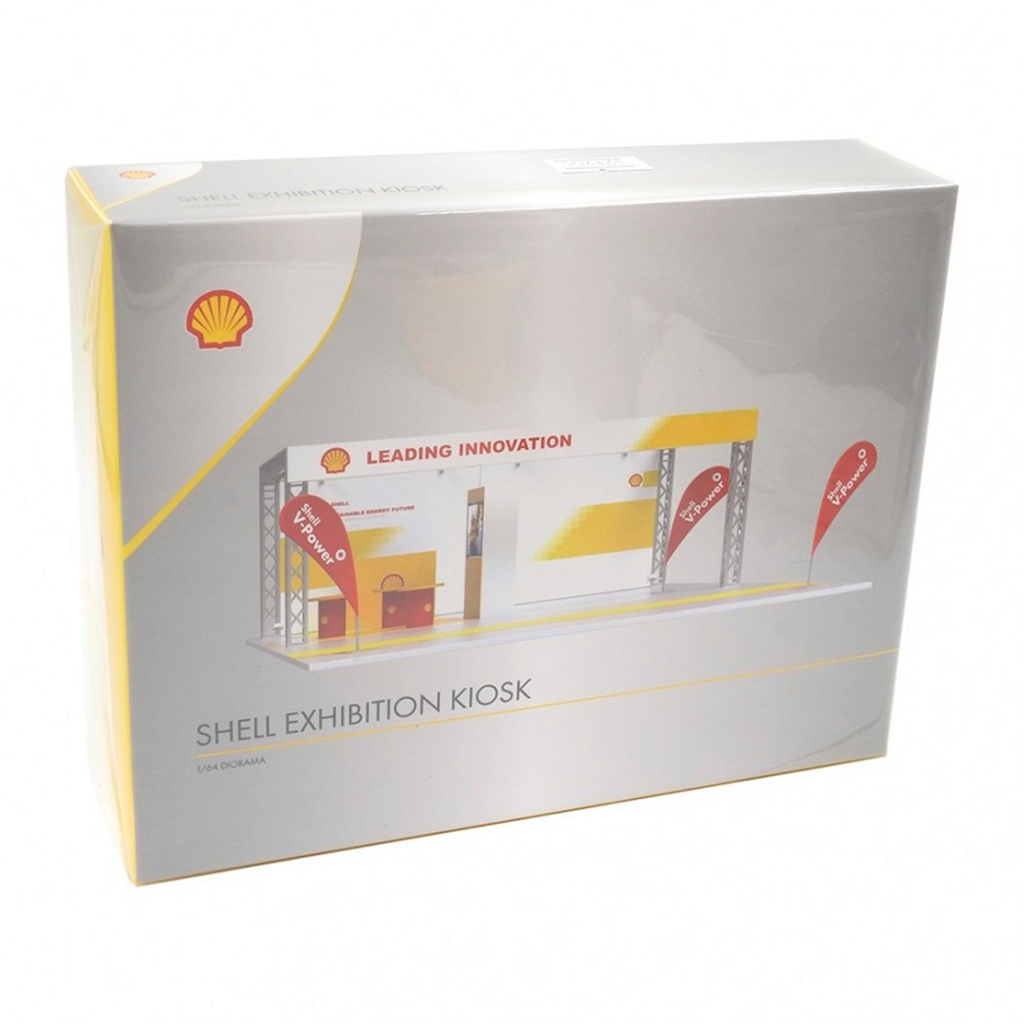 Shell Kiosk Diorama in White/yellow