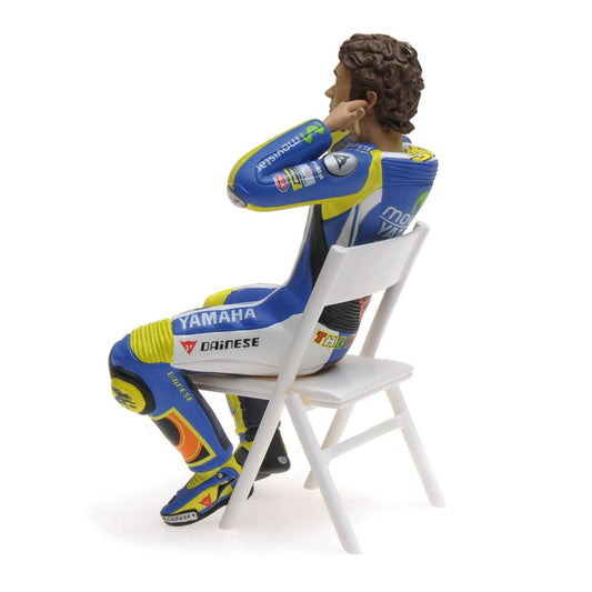 Valentino Rossi Sitting 'Checking Ear Plugs' Valentino Rossi (MotoGP 2014) in Multi Coloured