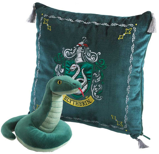 Slytherin Cushion with House Mascot Plush From Harry Potter