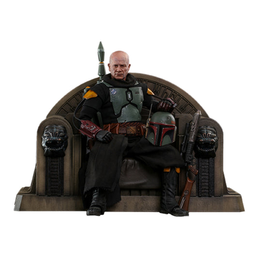 Boba Fett Repaint Armour With Throne Figure From Star Wars The Mandalorian