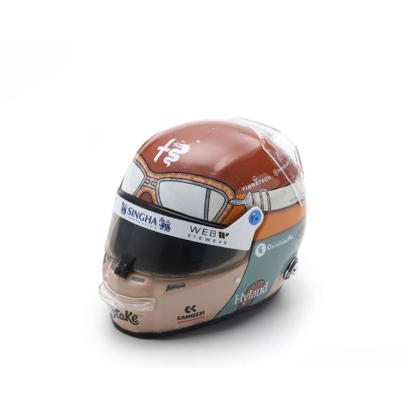 Bell Alfa Romeo Kimi Raikkonen (2021) in Red/Blue | Spark